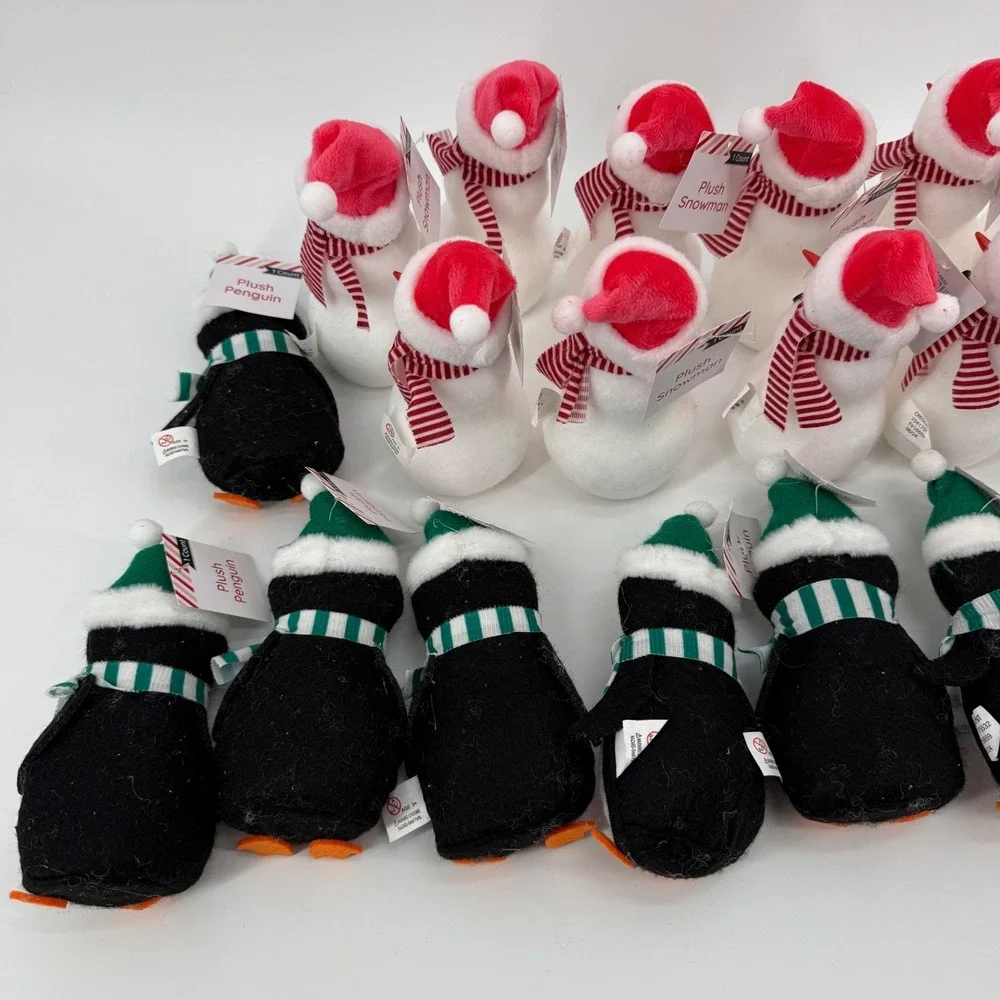 10 Lots of 22 Target Bullseye Playground Snowman‎ Penguin Plush 5